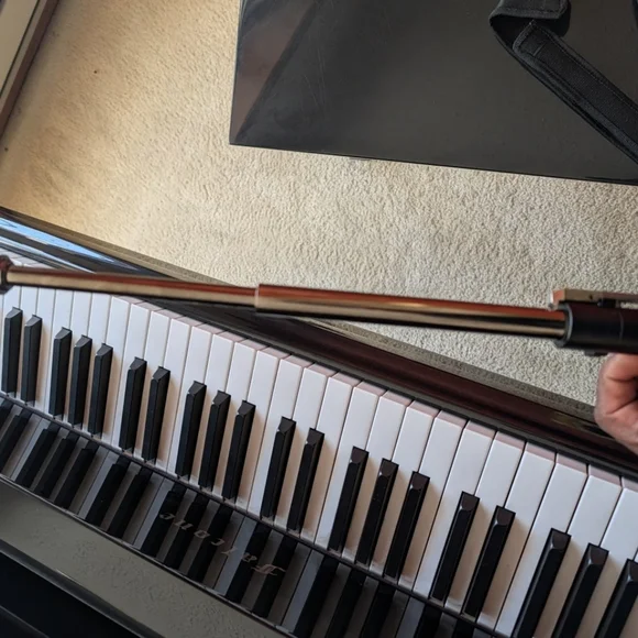 Black and Silver Telescopic Baton - Picture 11 of 16